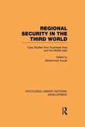Cover: Regional Security in the Third World - Routledge