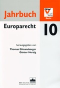 Cover: Jahrbuch Europarecht 2010 - Berliner Wissenschafts-Verlag