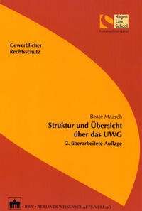 Abbildung von: Struktur und Übersicht über das UWG - Berliner Wissenschafts-Verlag