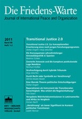 Cover: FW - Heft 1-2/2011, Jg. 86 - Berliner Wissenschafts-Verlag