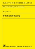 Cover: Strafverteidigung - Berliner Wissenschafts-Verlag
