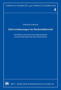 Abbildung von: Zielvereinbarungen im Hochschulbereich - Berliner Wissenschafts-Verlag