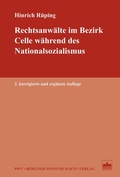 Bild: Rechtsanw&auml;lte im Bezirk Celle w&auml;hrend des Nationalsozialismus - Berliner Wissenschafts-Verlag