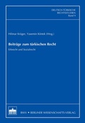 Cover: Beitr&auml;ge zum t&uuml;rkischen Recht - Berliner Wissenschafts-Verlag