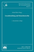 Cover: Gewaltenteilung und Menschenrechte - Berliner Wissenschafts-Verlag