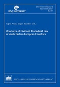 Cover: Structures of Civil and Procedural Law in South Eastern European Countries - Berliner Wissenschafts-Verlag