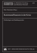 Cover: Kommunalfinanzen in der Krise - Berliner Wissenschafts-Verlag