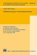 Cover: Politikberatung in Verfassungsreformen - Berliner Wissenschafts-Verlag