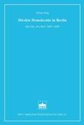 Abbildung von: Direkte Demokratie in Berlin - Berliner Wissenschafts-Verlag