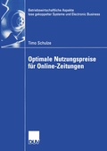 Cover: Optimale Nutzungspreise f&uuml;r Online-Zeitungen - Deutscher Universit&auml;tsverlag