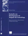 Cover: Kontrolle von Beteiligungen als Aufgabe des Controllings - Deutscher Universit&auml;tsverlag