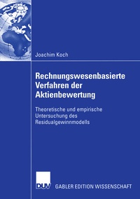 Abbildung von: Rechnungswesenbasierte Verfahren der Aktienbewertung - Deutscher Universitätsverlag