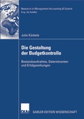 Cover: Die Gestaltung der Budgetkontrolle - Deutscher Universit&auml;tsverlag