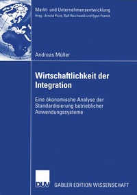 Enlarge image Cover: Wirtschaftlichkeit der Integration - Deutscher Universitätsverlag