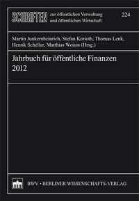 Bild vergrößern Bild: Jahrbuch für öffentliche Finanzen (2012) - Berliner Wissenschafts-Verlag