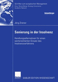 Abbildung von: Sanierung in der Insolvenz - Deutscher Universitätsverlag