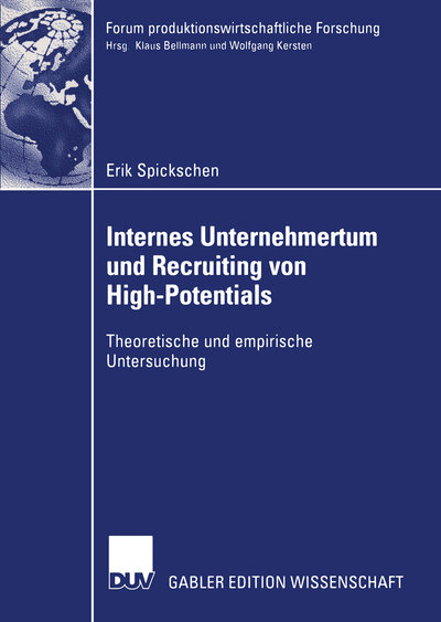 Abbildung von: Internes Unternehmertum und Recruiting von High-Potentials - Deutscher Universitätsverlag