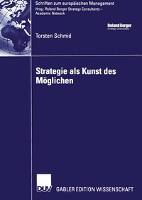 Abbildung von: Strategie als Kunst des Möglichen - Deutscher Universitätsverlag