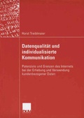 Cover: Datenqualit&auml;t und individualisierte Kommunikation - Deutscher Universit&auml;tsverlag
