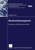 Cover: Beschwerdemanagement - Deutscher Universit&auml;tsverlag