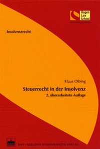 Abbildung von: Steuerrecht in der Insolvenz - Berliner Wissenschafts-Verlag