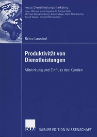 Bild vergrößern Bild: Produktivität von Dienstleistungen - Deutscher Universitätsverlag