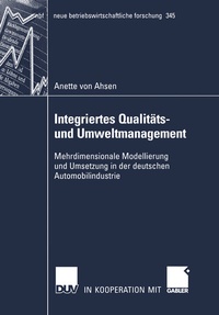Abbildung von: Integriertes Qualitäts- und Umweltmanagement - Deutscher Universitätsverlag