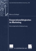 Cover: Kooperationsf&auml;higkeiten im Marketing - Deutscher Universit&auml;tsverlag