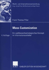 Enlarge image Cover: Mass Customization - Deutscher Universitätsverlag