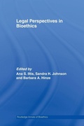 Cover: Legal Perspectives in Bioethics - Routledge