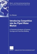 Cover: Introducing Competition into the Piped Water Market - Deutscher Universit&auml;tsverlag