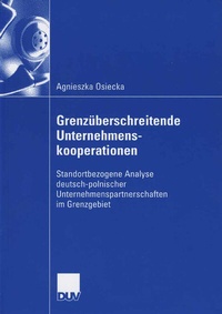Abbildung von: Grenzüberschreitende Unternehmenskooperationen - Deutscher Universitätsverlag
