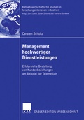 Cover: Management hochwertiger Dienstleistungen - Deutscher Universit&auml;tsverlag