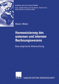 Abbildung von: Harmonisierung des externen und internen Rechnungswesens - Deutscher Universitätsverlag