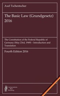 Cover: The Basic Law (Grundgesetz) 2016 - BoD - Books on Demand