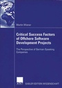 Cover: Critical Success Factors of Offshore Software Development Projects - Deutscher Universit&auml;tsverlag