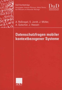 Abbildung von: Datenschutzfragen mobiler kontextbezogener Systeme - Deutscher Universitätsverlag