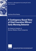 Cover: A Contingency-Based View of Chief Executive Officers' Early Warning Behaviour - Deutscher Universit&auml;tsverlag