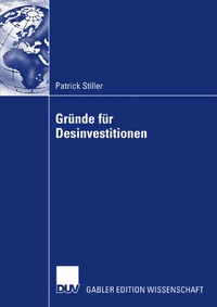 Abbildung von: Gründe für Desinvestitionen - Deutscher Universitätsverlag