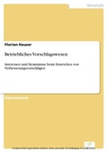 Cover: Betriebliches Vorschlagswesen - diplom.de