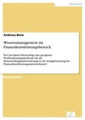 Cover: Wissensmanagement im Finanzdienstleistungsbereich - diplom.de