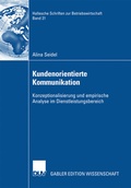 Cover: Kundenorientierte Kommunikation - Deutscher Universit&auml;tsverlag