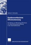 Cover: Kundenwertbasierte Effizienzmessung - Deutscher Universit&auml;tsverlag