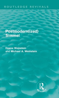 Enlarge image Cover: Postmodernized Simmel - Routledge