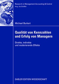 Abbildung von: Qualität von Kennzahlen und Erfolg von Managern - Springer Gabler