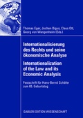 Cover: Internationalisierung des Rechts und seine &ouml;konomische Analyse Internationalization of the Law and its Economic Analysis - Springer Gabler