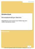 Cover: Personalauswahl per Internet - diplom.de
