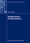 Cover: Handelsvolumen auf Aktienm&auml;rkten - Springer Gabler