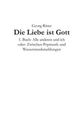 Cover: Die Liebe ist Gott - BoD - Books on Demand