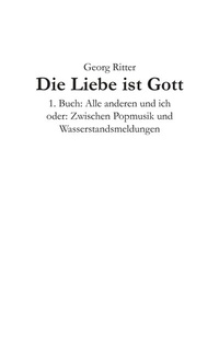 Enlarge image Cover: Die Liebe ist Gott - BoD - Books on Demand